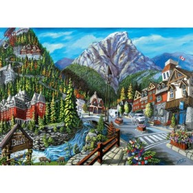 Puzzle Orasul Banff, 1000 Piese Ravensburger - 1